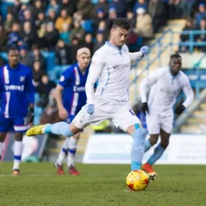 Gary Madine Scores the Penalty: Coventry City's Triumph over Gillingham (Skybet League One) Gary Madine Scores the Penalty: Coventry City's Triumph over Gillingham (Skybet League One)