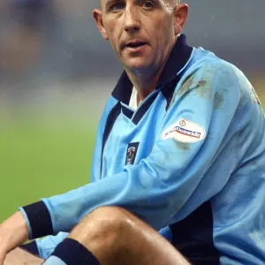 Gary McAllister of Coventry City Pauses Amidst the Heated Derby County Rivalry (Division One, 21-12-2002) Gary McAllister of Coventry City Pauses Amidst the Heated Derby County Rivalry (Division One, 21-12-2002)