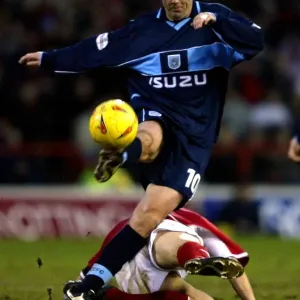 Gary McAllister Evades David Prutton: Coventry City's Intense Clash at Nottingham Forest (Nationwide Division One, 18-01-2003) Gary McAllister Evades David Prutton: Coventry City's Intense Clash at Nottingham Forest (Nationwide Division One, 18-01-2003)