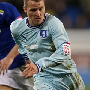 Gary McSheffrey in Action for Coventry City against Cardiff City (21-03-2012)