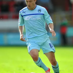 Gary McSheffrey Leads Coventry City in Npower League One Clash Against Crewe Alexandra at Gresty Road (01-09-2012)