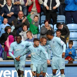 Gary McSheffrey Scores the Opener: Coventry City vs. Birmingham City in Championship Action at Ricoh Arena Gary McSheffrey Scores the Opener: Coventry City vs. Birmingham City in Championship Action at Ricoh Arena