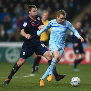 Gary McSheffrey vs Joel Byrom: Coventry City vs Preston North End - Johnstones Paint Trophy Northern Semi-Final, Ricoh Arena Gary McSheffrey vs Joel Byrom: Coventry City vs Preston North End - Johnstones Paint Trophy Northern Semi-Final, Ricoh Arena