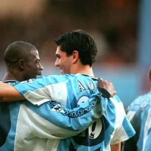 George Boateng's Stunner: Aston Villa's Unforgettable Celebration After Coventry City Goal (February 27, 1999 - FA Carling Premiership) George Boateng's Stunner: Aston Villa's Unforgettable Celebration After Coventry City Goal (February 27, 1999 - FA Carling Premiership)