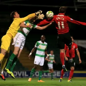 Goalkeeper Showdown: Coventry City vs. Yeovil Town - Johnstone's Paint Trophy Clash Goalkeeper Showdown: Coventry City vs. Yeovil Town - Johnstone's Paint Trophy Clash