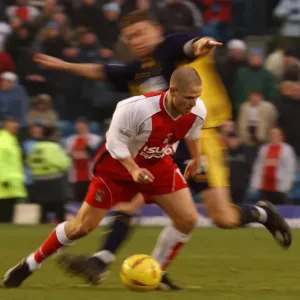Graham Barrett of Coventry City Outsmarts Ben Chorley in Intense Nationwide Division One Clash Graham Barrett of Coventry City Outsmarts Ben Chorley in Intense Nationwide Division One Clash