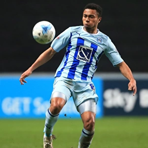 Grant Ward in Action: Coventry City vs Leyton Orient - Sky Bet League One at Ricoh Arena