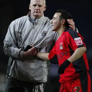 Iain Dowie and Michael Mifsud of Coventry City during FA Cup Third Round Clash at Blackburn Rovers Ewood Park (05-01-2008) Iain Dowie and Michael Mifsud of Coventry City during FA Cup Third Round Clash at Blackburn Rovers Ewood Park (05-01-2008)