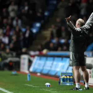Iain Dowie's Frustration: Coventry City vs. West Ham United in Carling Cup Fourth Round Iain Dowie's Frustration: Coventry City vs. West Ham United in Carling Cup Fourth Round