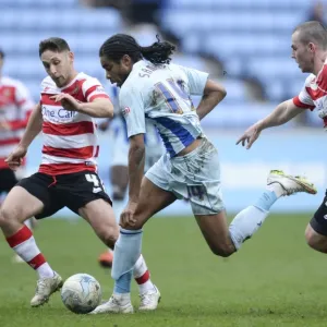 Intense Clash: Furman, McCullough, and Samuel Battle it Out in Coventry City vs Doncaster Rovers Intense Clash: Furman, McCullough, and Samuel Battle it Out in Coventry City vs Doncaster Rovers