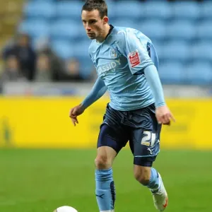 Intense Moment: Michael McIndoe in FA Cup Third Round Replay Action for Coventry City vs Portsmouth at Ricoh Arena Intense Moment: Michael McIndoe in FA Cup Third Round Replay Action for Coventry City vs Portsmouth at Ricoh Arena