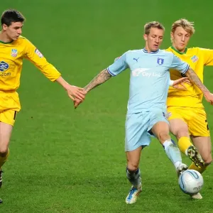 Intense Rivalry: Baker vs Garvan & Moxey in Coventry City vs Crystal Palace Npower Championship Clash (06-03-2012, Ricoh Arena)