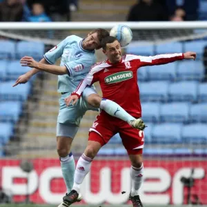Intense Rivalry: Coventry City vs. Middlesbrough - Cranie vs. McDonald's Battle for the Ball (Npower Championship, 21-01-2012) Intense Rivalry: Coventry City vs. Middlesbrough - Cranie vs. McDonald's Battle for the Ball (Npower Championship, 21-01-2012)
