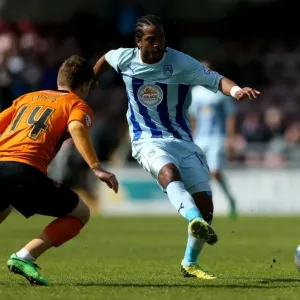 Intense Rivalry: Coventry City vs. Wolverhampton Wanderers in Sky Bet League One at Sixfields Stadium Intense Rivalry: Coventry City vs. Wolverhampton Wanderers in Sky Bet League One at Sixfields Stadium