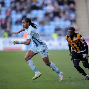 Intense Rivalry: Dominic Samuel vs Mark Marshall's Fierce Tackle in Coventry City vs Port Vale Intense Rivalry: Dominic Samuel vs Mark Marshall's Fierce Tackle in Coventry City vs Port Vale
