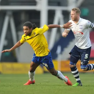 Intense Rivalry: Dominic Samuel vs Tom Clarke in Coventry City's Sky Bet League One Clash at Deepdale Intense Rivalry: Dominic Samuel vs Tom Clarke in Coventry City's Sky Bet League One Clash at Deepdale