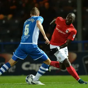 Intense Rivalry: Fortune vs. Lancashire - A Battle for Possession in Coventry City's Sky Bet League One Clash against Rochdale Intense Rivalry: Fortune vs. Lancashire - A Battle for Possession in Coventry City's Sky Bet League One Clash against Rochdale
