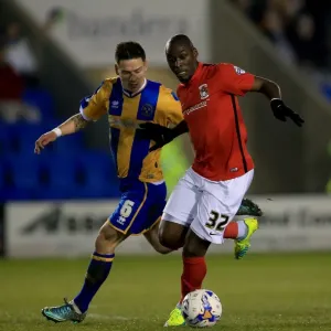 Intense Rivalry: Fortune vs. Blackstone - Sky Bet League One Clash at Greenhous Meadow Intense Rivalry: Fortune vs. Blackstone - Sky Bet League One Clash at Greenhous Meadow