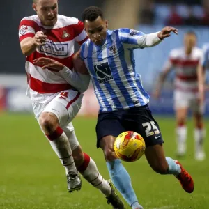 Intense Rivalry: Jacob Murphy vs Luke McCullough in Coventry City's Sky Bet League One Clash against Doncaster Rovers Intense Rivalry: Jacob Murphy vs Luke McCullough in Coventry City's Sky Bet League One Clash against Doncaster Rovers