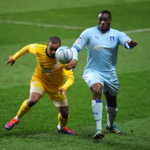 Intense Rivalry: Jermaine Easter vs. Nathan Cameron in Coventry City vs. Crystal Palace Npower Championship Clash (06-03-2012)