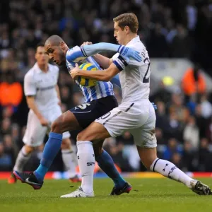 Intense Rivalry: Leon Clarke vs Michael Dawson in FA Cup Third Round Clash between Coventry City and Tottenham Hotspur Intense Rivalry: Leon Clarke vs Michael Dawson in FA Cup Third Round Clash between Coventry City and Tottenham Hotspur