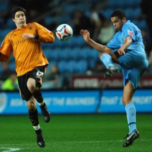 Intense Rivalry: Marcus Hall vs. Stephen Ward's Battle for Ball Possession (Coventry City vs. Wolverhampton Wanderers, 2007) Intense Rivalry: Marcus Hall vs. Stephen Ward's Battle for Ball Possession (Coventry City vs. Wolverhampton Wanderers, 2007)