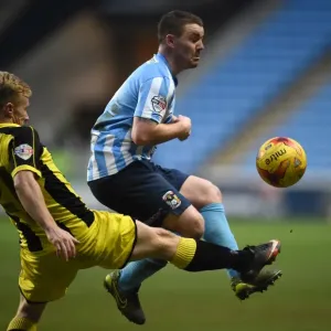 Intense Rivalry: Mark Duffy vs John Fleck Battle in Coventry City vs Burton Albion League One Clash at Ricoh Arena Intense Rivalry: Mark Duffy vs John Fleck Battle in Coventry City vs Burton Albion League One Clash at Ricoh Arena