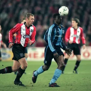 Intense Rivalry: Marker vs. Boateng - FA Cup Quarterfinal Replay Showdown (Sheffield United vs. Coventry City) Intense Rivalry: Marker vs. Boateng - FA Cup Quarterfinal Replay Showdown (Sheffield United vs. Coventry City)