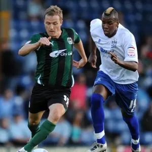 Intense Rivalry: McSheffrey vs. Mozika's Battle for Carling Cup Possession (Bury vs. Coventry City, 2011) Intense Rivalry: McSheffrey vs. Mozika's Battle for Carling Cup Possession (Bury vs. Coventry City, 2011)