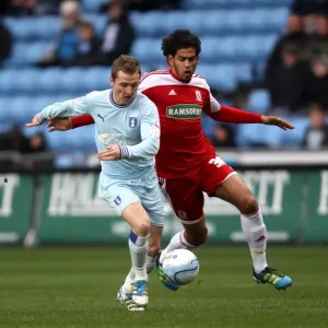 Intense Rivalry: McSheffrey vs. Haroun's Battle for Supremacy - Coventry City vs. Middlesbrough, Npower Championship (21-01-2012) Intense Rivalry: McSheffrey vs. Haroun's Battle for Supremacy - Coventry City vs. Middlesbrough, Npower Championship (21-01-2012)