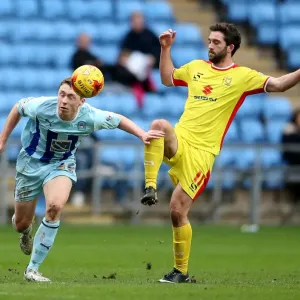 Intense Rivalry: Pennington vs. Grigg in Coventry City vs. Milton Keynes Dons League One Clash at Ricoh Arena Intense Rivalry: Pennington vs. Grigg in Coventry City vs. Milton Keynes Dons League One Clash at Ricoh Arena