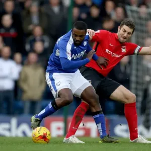 Intense Rivalry: Sam Ricketts vs Sylvan Ebanks-Blake in Coventry City's League One Clash at Chesterfield Intense Rivalry: Sam Ricketts vs Sylvan Ebanks-Blake in Coventry City's League One Clash at Chesterfield