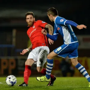 Intense Rivalry: Vincelot vs. Lund's Battle for Possession in Coventry City's Sky Bet League One Clash Intense Rivalry: Vincelot vs. Lund's Battle for Possession in Coventry City's Sky Bet League One Clash