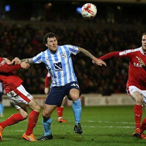 Intense Rivalry: Williams vs Henderson in Barnsley vs Coventry City Football Showdown, Sky Bet League One