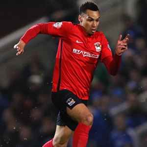 Jacob Murphy in Action: Coventry City vs Chesterfield, Sky Bet League One, Proact Stadium