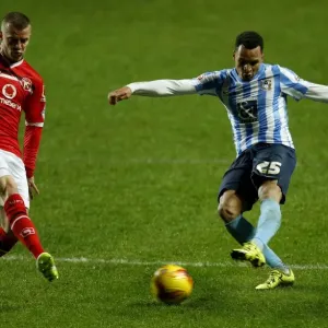 Jacob Murphy in Action: Coventry City vs. Walsall, Sky Bet League One, Ricoh Arena Jacob Murphy in Action: Coventry City vs. Walsall, Sky Bet League One, Ricoh Arena