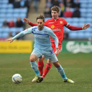 James Bailey vs Luke Murphy Print, Coventry City FC James Bailey vs Luke Murphy Print, Coventry City FC