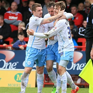 James Maddison Scores and Celebrates with Fleck and O'Brien: Coventry City's Moment of Triumph in Sky Bet League One
