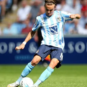 James Maddison Takes a Free Kick for Coventry City at Ricoh Arena (Sky Bet League One: Coventry City vs Wigan Athletic) James Maddison Takes a Free Kick for Coventry City at Ricoh Arena (Sky Bet League One: Coventry City vs Wigan Athletic)