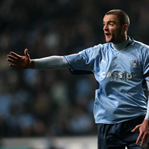 James McPake in Action: Coventry City vs Nottingham Forest Championship Match (09-02-2010)