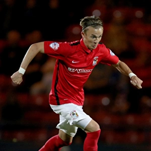 Jamie Maddison in Action: Coventry City vs Rochdale, Capital One Cup First Round, Spotland
