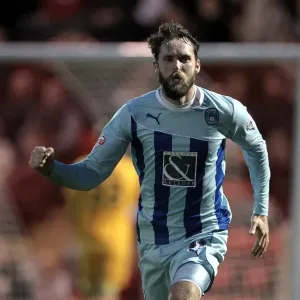 Jim O'Brien Scores Coventry City's Second Goal in Sky Bet League Championship Match Against Leyton Orient at Matchroom Stadium Jim O'Brien Scores Coventry City's Second Goal in Sky Bet League Championship Match Against Leyton Orient at Matchroom Stadium