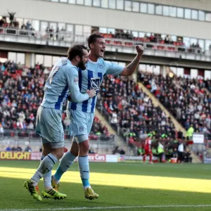 Jim O'Brien's Thrilling Goal: Coventry City's Euphoric Moment at Matchroom Stadium (Sky Bet League Championship: Leyton Orient vs Coventry City) Jim O'Brien's Thrilling Goal: Coventry City's Euphoric Moment at Matchroom Stadium (Sky Bet League Championship: Leyton Orient vs Coventry City)