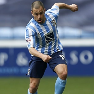 Joe Cole in Action for Coventry City against Millwall at Ricoh Arena, Sky Bet League One