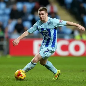 John Fleck in Action: Coventry City vs Plymouth Argyle - Johnstone's Paint Trophy Quarterfinals at Ricoh Arena John Fleck in Action: Coventry City vs Plymouth Argyle - Johnstone's Paint Trophy Quarterfinals at Ricoh Arena