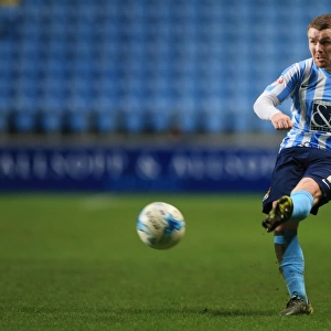 John Fleck in Action: Coventry City vs Colchester United at Ricoh Arena