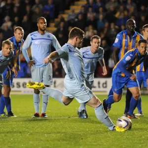 John Fleck Scores Coventry City's First Goal in Npower League One Against Shrewsbury Town (September 18, 2012) John Fleck Scores Coventry City's First Goal in Npower League One Against Shrewsbury Town (September 18, 2012)