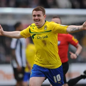 John Fleck's Euphoric Goal: Coventry City's Triumphant Victory Celebration vs. Notts County (Npower League One) John Fleck's Euphoric Goal: Coventry City's Triumphant Victory Celebration vs. Notts County (Npower League One)