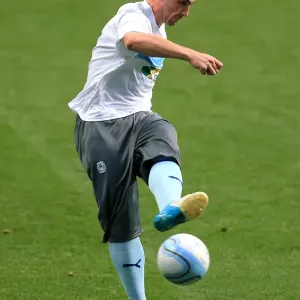 Johnstones Paint Trophy: Coventry City vs Burton Albion - Callum Ball's Focused Warm-Up at Ricoh Arena Johnstones Paint Trophy: Coventry City vs Burton Albion - Callum Ball's Focused Warm-Up at Ricoh Arena