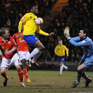 Johnstones Paint Trophy Final Second Leg: Edjenguele's Near-Miss for Coventry City vs Crewe Alexandra Johnstones Paint Trophy Final Second Leg: Edjenguele's Near-Miss for Coventry City vs Crewe Alexandra
